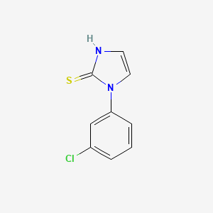molecular formula C9H7ClN2S B1586317 1-(3-氯苯基)-1H-咪唑-2-硫醇 CAS No. 30192-81-5