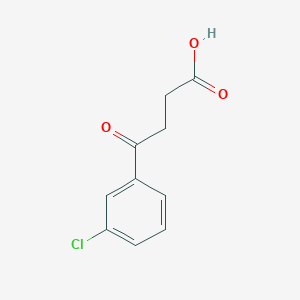 molecular formula C10H9ClO3 B1586318 4-(3-Chlorophenyl)-4-oxobutanoic acid CAS No. 62903-14-4