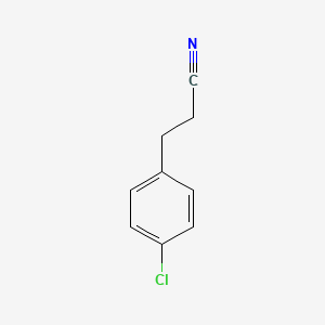 molecular formula C9H8ClN B1586319 3-(4-Chlorophenyl)propanenitrile CAS No. 32327-71-2