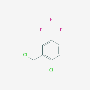 molecular formula C8H5Cl2F3 B1586320 2-Chloro-5-trifluoromethylbenzyl chloride CAS No. 22902-87-0