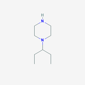 molecular formula C9H20N2 B1586322 1-(3-戊基)-哌嗪 CAS No. 373356-51-5