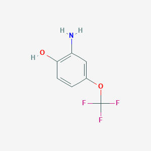 molecular formula C7H6F3NO2 B1586324 2-Amino-4-(trifluoromethoxy)phenol CAS No. 461699-34-3