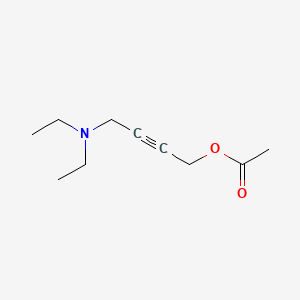 molecular formula C10H17NO2 B1586327 1-乙酰氧基-4-二乙基氨基-2-丁炔 CAS No. 22396-77-6