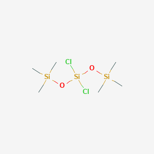 molecular formula C6H18Cl2O2Si3 B1586330 双(三甲基甲硅氧基)二氯硅烷 CAS No. 2750-44-9