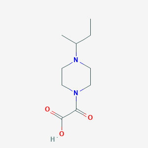 molecular formula C10H18N2O3 B1586331 (4-sec-Butyl-piperazin-1-yl)-oxo-acetic acid CAS No. 705943-40-4