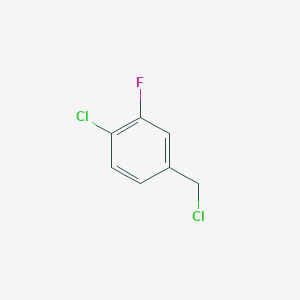 molecular formula C7H5Cl2F B1586334 3-氟-4-氯苄基氯 CAS No. 160658-68-4