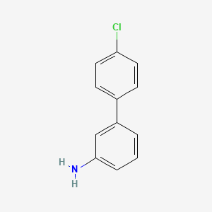 molecular formula C12H10ClN B1586337 4'-Chloro-[1,1'-biphenyl]-3-amine CAS No. 56970-11-7