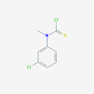 molecular formula C8H7Cl2NS B1586340 N-(3-氯苯基)-N-甲基硫代氨基甲酰氯 CAS No. 83508-61-6