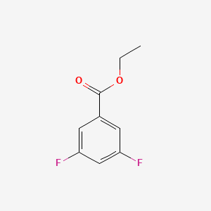 molecular formula C9H8F2O2 B1586342 3,5-二氟苯甲酸乙酯 CAS No. 350-19-6