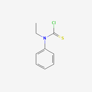molecular formula C9H10ClNS B1586343 N-Ethyl-N-phenylthiocarbamoyl chloride CAS No. 35517-93-2