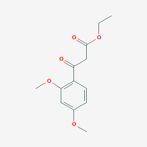 molecular formula C13H16O5 B1586345 3-(2,4-二甲氧基苯基)-3-氧代丙酸乙酯 CAS No. 60946-77-2