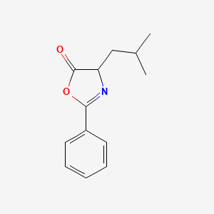 molecular formula C13H15NO2 B1586347 4-Isobutyl-2-phenyl-2-oxazoline-5-one CAS No. 25163-98-8