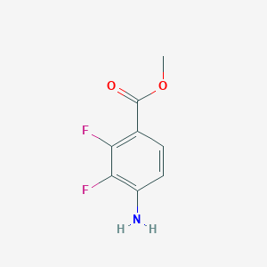 molecular formula C8H7F2NO2 B1586357 Methyl 4-amino-2,3-difluorobenzoate CAS No. 886497-08-1