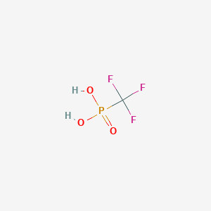 molecular formula CH2F3O3P B1586364 Trifluoromethylphosphonic Acid CAS No. 374-09-4