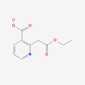 molecular formula C10H11NO4 B1586375 2-(2-乙氧基-2-氧代乙基)烟酸 CAS No. 35969-51-8