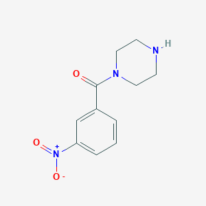molecular formula C11H13N3O3 B1586377 1-(3-Nitrobenzoyl)piperazine CAS No. 341529-34-8