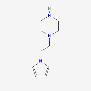 molecular formula C10H17N3 B1586381 1-(2-Pyrrol-1-yl-ethyl)piperazine CAS No. 688763-20-4