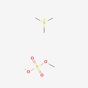 molecular formula C4H12O4S2 B1586383 Trimethylsulfonium methyl sulfate CAS No. 2181-44-4