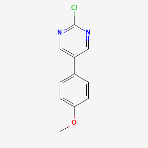 molecular formula C11H9ClN2O B1586384 2-Chloro-5-(4-methoxyphenyl)pyrimidine CAS No. 27794-03-2