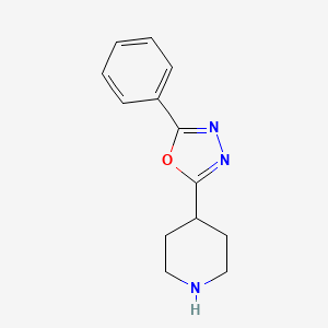 molecular formula C13H15N3O B1586385 4-(5-Phenyl-1,3,4-oxadiazol-2-yl)piperidine CAS No. 280110-78-3