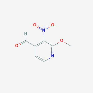 molecular formula C7H6N2O4 B1586392 2-Methoxy-3-nitropyridine-4-carbaldehyde CAS No. 221349-76-4
