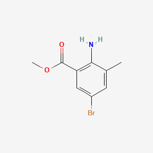 molecular formula C9H10BrNO2 B1586395 Methyl 2-amino-5-bromo-3-methylbenzoate CAS No. 206548-14-3