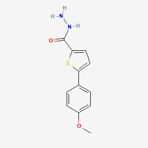 molecular formula C12H12N2O2S B1586397 5-(4-Methoxyphenyl)thiophene-2-carbohydrazide CAS No. 69202-24-0