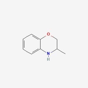molecular formula C9H11NO B1586398 3-methyl-3,4-dihydro-2H-1,4-benzoxazine CAS No. 32329-20-7