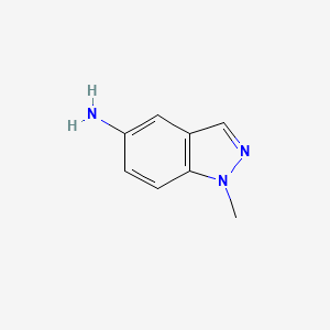 molecular formula C8H9N3 B1586399 1-甲基-1H-吲唑-5-胺 CAS No. 50593-24-3