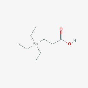 molecular formula C9H20O2Sn B158640 3-(Triethylstannyl)propanoic acid CAS No. 139903-68-7