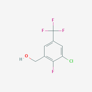 molecular formula C8H5ClF4O B1586405 3-Chloro-2-fluoro-5-(trifluoromethyl)benzyl alcohol CAS No. 261763-05-7