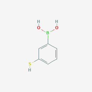 molecular formula C6H7BO2S B1586408 3-巯基苯硼酸 CAS No. 352526-01-3