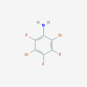 molecular formula C6H2Br2F3N B1586409 2,5-二溴-3,4,6-三氟苯胺 CAS No. 232267-32-2
