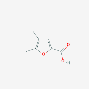 molecular formula C7H8O3 B1586410 4,5-二甲基-2-呋喃甲酸 CAS No. 89639-83-8