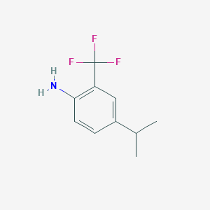 molecular formula C10H12F3N B1586413 2-Amino-5-isopropylbenzotrifluoride CAS No. 87617-29-6