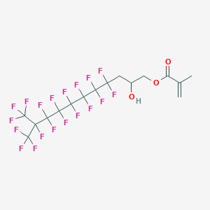 molecular formula C16H11F19O3 B1586417 3-(Perfluoro-7-methyloctyl)-2-hydroxypropyl methacrylate CAS No. 88752-37-8