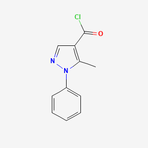 molecular formula C11H9ClN2O B1586421 5-Methyl-1-Phenyl-1H-Pyrazole-4-Carbonyl Chloride CAS No. 205113-77-5