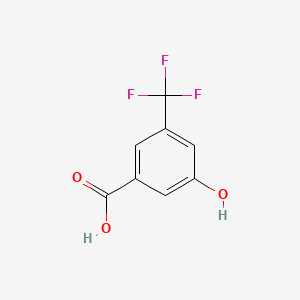 molecular formula C8H5F3O3 B1586434 3-hydroxy-5-(trifluoromethyl)benzoic Acid CAS No. 328-69-8