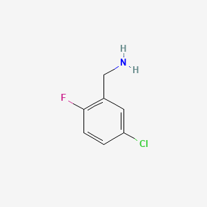 molecular formula C7H7ClFN B1586447 5-Chloro-2-fluorobenzylamine CAS No. 261723-26-6