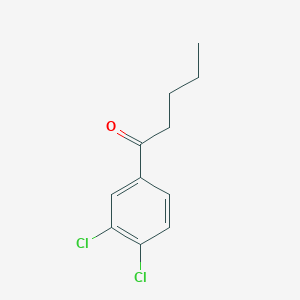 molecular formula C11H12Cl2O B1586451 1-(3,4-Dichlorophenyl)pentan-1-one CAS No. 68120-72-9