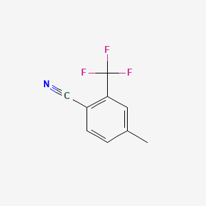 molecular formula C9H6F3N B1586456 4-甲基-2-(三氟甲基)苯甲腈 CAS No. 261952-05-0