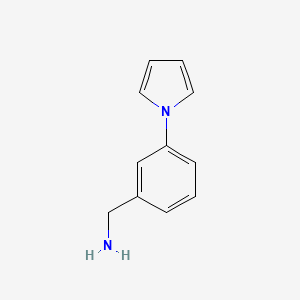 molecular formula C11H12N2 B1586461 3-(1H-Pyrrol-1-Yl)Benzylamine CAS No. 368869-95-8