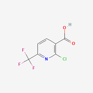 molecular formula C7H3ClF3NO2 B1586468 2-氯-6-(三氟甲基)烟酸 CAS No. 280566-45-2