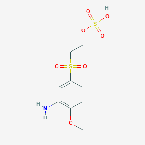 2-((3-Amino-4-methoxyphenyl)sulphonyl)ethyl hydrogen sulphate