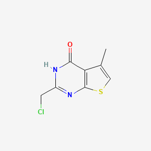 molecular formula C8H7ClN2OS B1586477 2-(chloromethyl)-5-methylthieno[2,3-d]pyrimidin-4(3H)-one CAS No. 568577-81-1