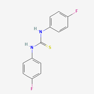 molecular formula C13H10F2N2S B1586484 1,3-bis(4-fluorophenyl)thiourea CAS No. 404-52-4