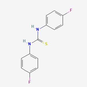 molecular formula C13H10F2N2S B1586484 N,N'-Bis(4-fluorophenyl)thiourea CAS No. 404-52-4