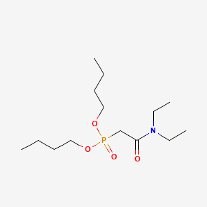 molecular formula C14H30NO4P B1586485 2-dibutoxyphosphoryl-N,N-diethylacetamide CAS No. 7439-68-1