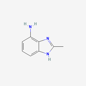 molecular formula C8H9N3 B1586490 2-Methyl-1H-benzimidazol-7-amine CAS No. 96013-05-7