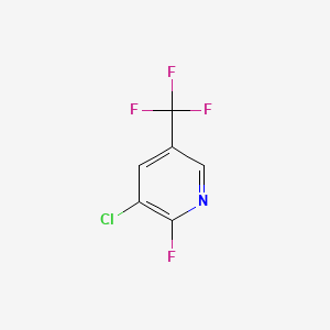 molecular formula C6H2ClF4N B1586492 3-氯-2-氟-5-(三氟甲基)吡啶 CAS No. 72537-17-8